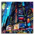 thumbnail image 1 of Epic Art 'City Night' by Grey, Acrylic Glass Wall Art, 24"x24", 1 of 8