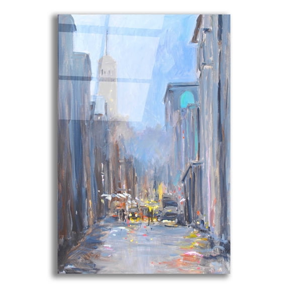 Epic Art 'City View' by Jadei Graphics, Acrylic Glass Wall Art, 16"x24"