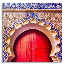 Epic Art 'Classic Moroccan Door' by Mark A Paulda, Acrylic Glass Wall Art, 36"x36"