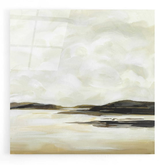 Epic Art 'Cloudy Coast II' by Victoria Borges, Acrylic Wall Art, 12"x12"