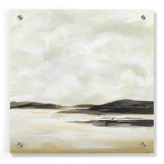 Epic Art 'Cloudy Coast II' by Victoria Borges, Acrylic Wall Art, 36"x36"