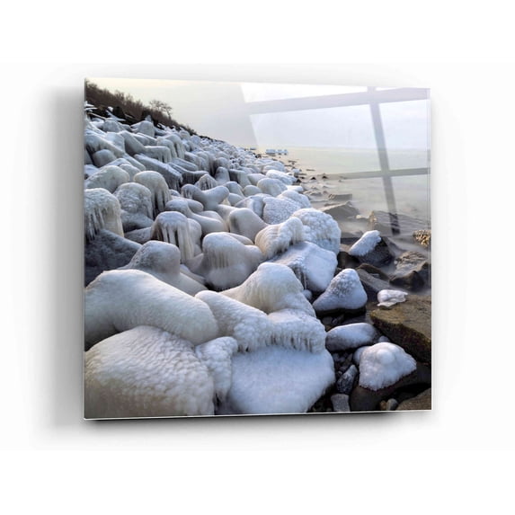 Epic Art 'Coast' by Dariusz Klimczak, Acrylic Glass Wall Art, 12"x12"