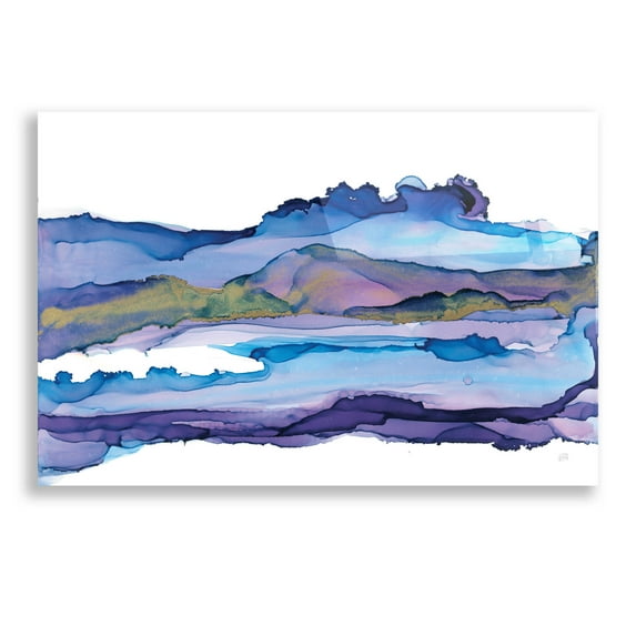 Epic Art 'Coastal Ink II' by Chris Paschke, Acrylic Glass Wall Art, 24"x16"