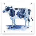 thumbnail image 1 of Epic Art 'Cobalt Farm Animals I' by Grace Popp, Acrylic Wall Glass, 36"x36", 1 of 7