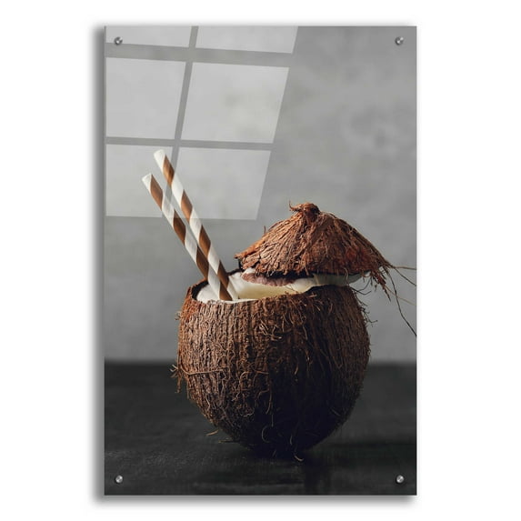 Epic Art 'Coconut Rum' by Epic Portfolio, Acrylic Glass Wall Art, 24"x36"