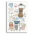 thumbnail image 1 of Epic Art 'Coffee Chart I v2' by Courtney Prahl, Acrylic Glass Wall Art, 12"x16", 1 of 1