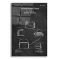 thumbnail image 1 of Epic Art 'Coffee Roaster Blueprint Patent Chalkboard,' Acrylic Glass Wall Art, 12"x16", 1 of 2