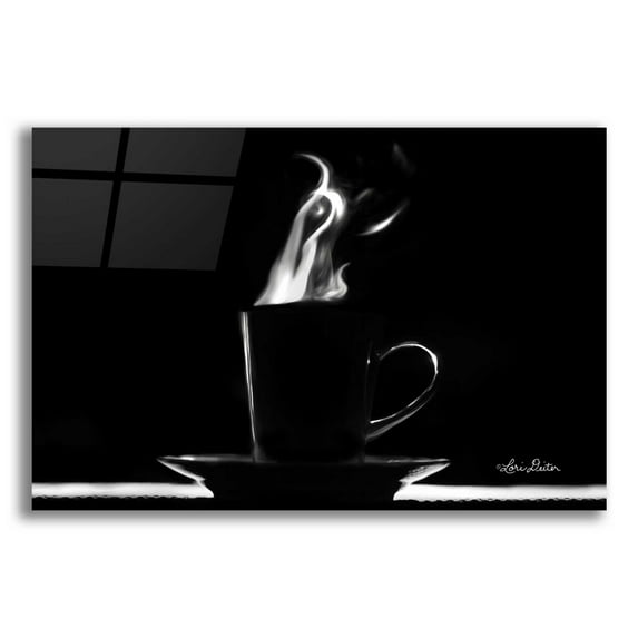 Epic Art 'Coffee Time I' by Lori Deiter Acrylic Glass Wall Art, 16"x12"