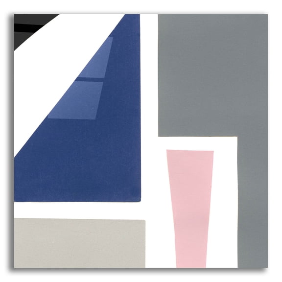 Epic Art 'Color Blocks 2' by Alicia Ludwig Acrylic Glass Wall Art, 12" x 12"