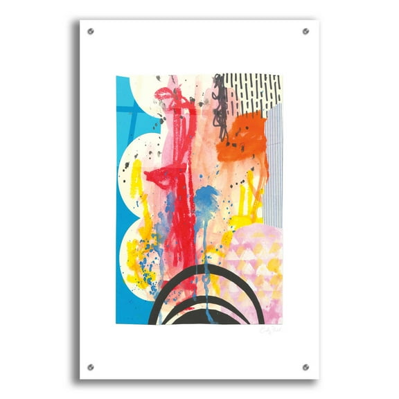 Epic Art 'Color Storm II by Courtney Prahl, Acrylic Glass Wall Art, 24"x36"