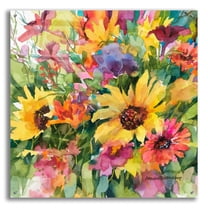 Epic Art 'Color-coded'  by Annelein Beukenkamp Acrylic Glass Wall Art, 36" x 36"