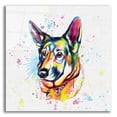 thumbnail image 1 of Epic Art 'Colorful Watercolor German Shepherd' by Furbaby Affiliates, Acrylic Glass Wall Art, 12"x12", 1 of 8