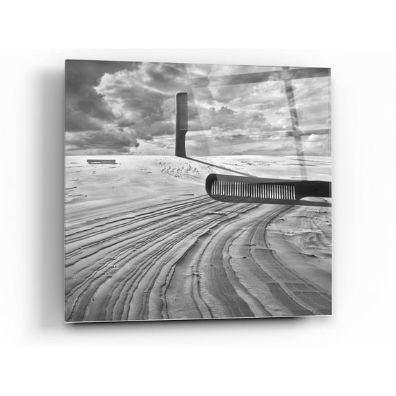 Epic Art 'Combing the Dunes' by Dariusz Klimczak, Acrylic Glass Wall Art, 36"x36"