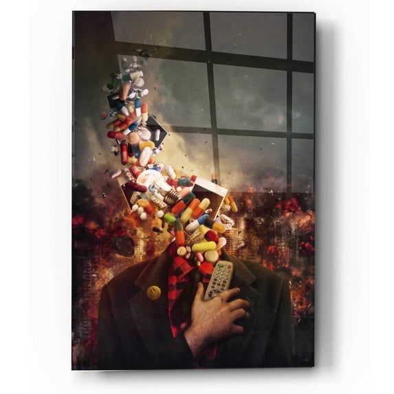 Epic Art 'Comfortably Numb' by Mario Sanchez Nevado, Acrylic Glass Wall Art, 12"x16"