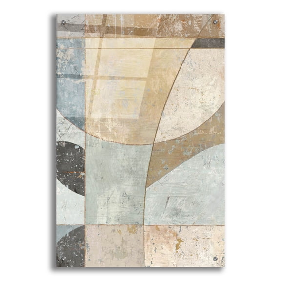Epic Art 'Complementary Angles 2' by Suzanne Nicoll, Acrylic Glass Wall Art, 24"x36"