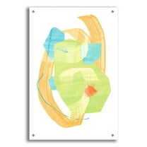 Epic Art 'Confetti No 2' by Suzanne Nicoll, Acrylic Glass Wall Art, 24"x36"