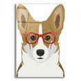 thumbnail image 1 of Epic Art 'Corgi Wearing Hipster Glasses 2' by Furbaby Affiliates, Acrylic Glass Wall Art, 12"x16", 1 of 8