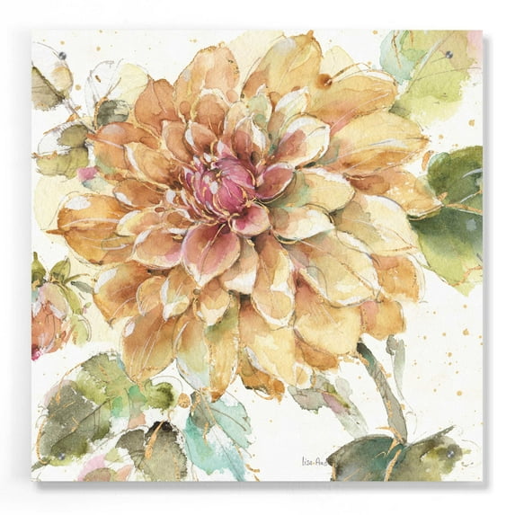 Epic Art 'Country Bloom V' by Lisa Audit, Acrylic Glass Wall Art, 24"x24"