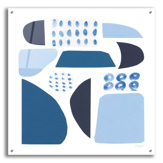 Epic Art 'Cozy Cottage II Sq by Courtney Prahl, Acrylic Glass Wall Art, 36"x36"