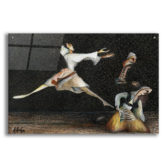 Epic Art 'Cuca e Maleve' by Samedin Asllani, Acrylic Glass Wall Art, 24"x36"