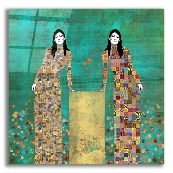 Epic Art 'Dale la Vueltas by Jose Cacho Acrylic Glass Wall Art, 12"x12"