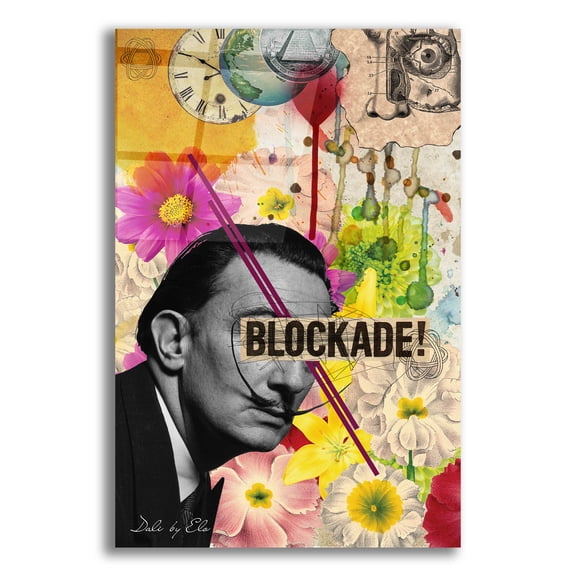 Epic Art 'Dali' by Elo Marc, Acrylic Glass Wall Art, 12"x16"