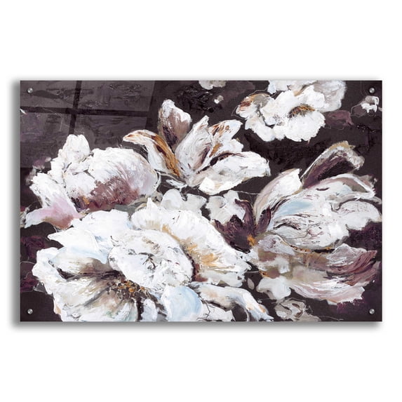 Epic Art 'Dark Flower' by Design Fabrikken, Acrylic Glass Wall Art, 36"x24"