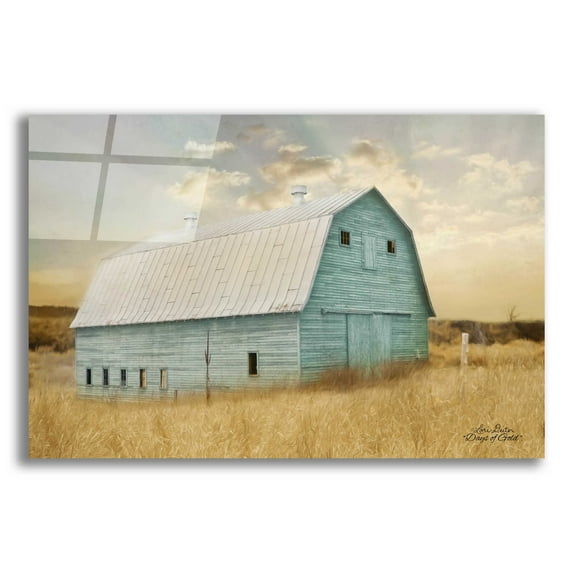 Epic Art 'Days of Gold' by Lori Deiter, Acrylic Glass Wall Art, 24"x16"