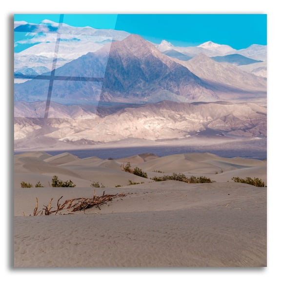 Epic Art 'Death Valley - Dunes' by Epic Portfolio Acrylic Glass Wall Art, 12" x 12"