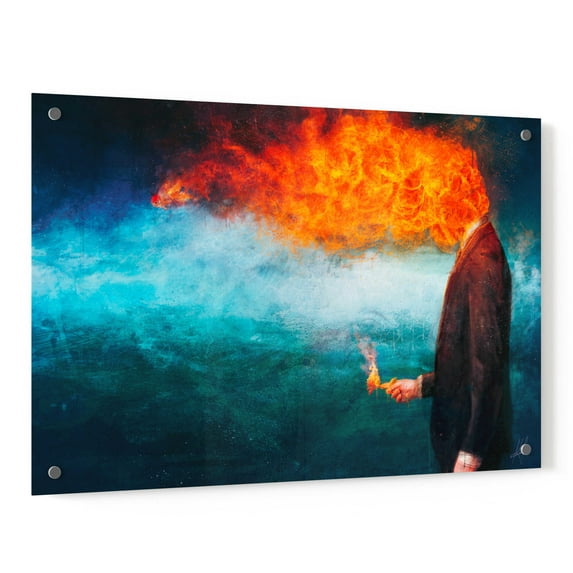 Epic Art 'Deep' by Mario Sanchez Nevado, Acrylic Glass Wall Art, 24"x36"