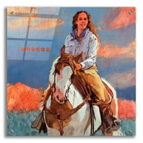 Epic Art 'Delight' by J. E. Knauf, Acrylic Glass Wall Art, 24"x24"