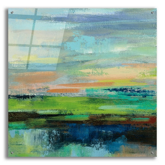 Epic Art 'Delmar Sunset II' by Silvia Vassileva, Acrylic Glass Wall Art, 36"x36"