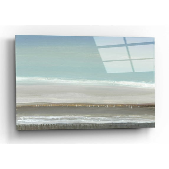 Epic Art 'Distant Coast I' by Tim O'Toole, Acrylic Glass Wall Art, 16"x12"