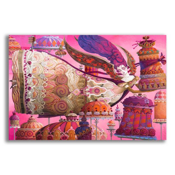 Epic Art 'Divine Catering' by David Galchutt, Acrylic Glass Wall Art, 24"x16"