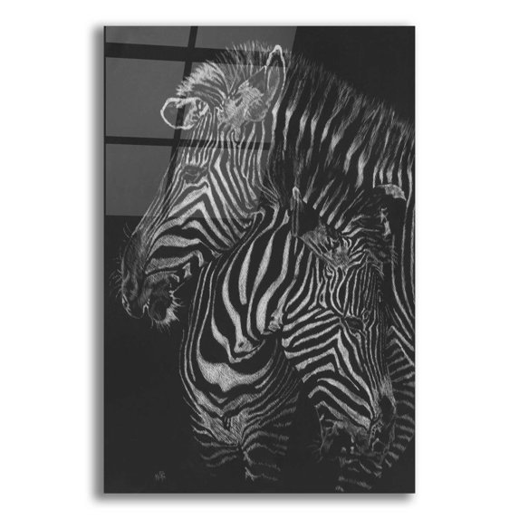 Epic Art 'Duel' by Barbara Keith, Acrylic Glass Wall Art, 12"x16"