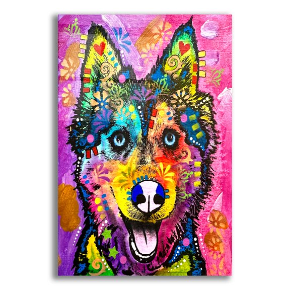 Epic Art 'Duotone Snout' by Dean Russo Acrylic Glass Wall Art, 12" x 16"