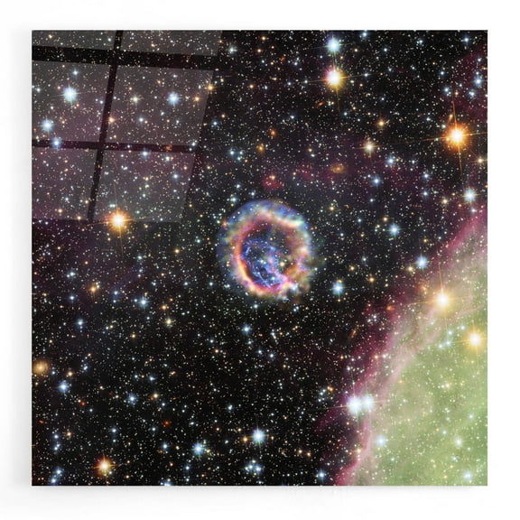 Epic Art 'EO102 Supernova,' Acrylic Glass Wall Art, 12"x12"