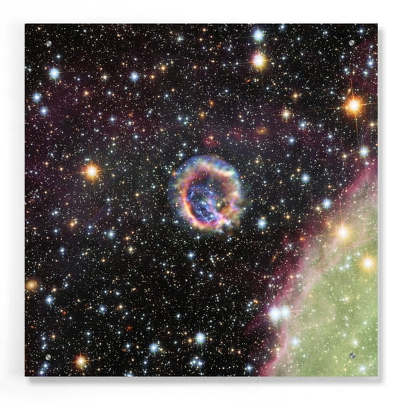 Epic Art 'EO102 Supernova,' Acrylic Glass Wall Art, 24"x24"