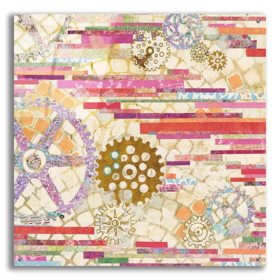 Epic Art 'EU Timetable II on White' by Kathy Ferguson, Acrylic Glass Wall Art, 36"x36"
