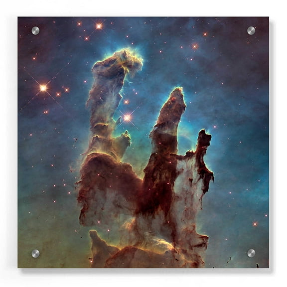 Epic Art 'Eagle Nebula,' Acrylic Glass Wall Art, 36"x36"