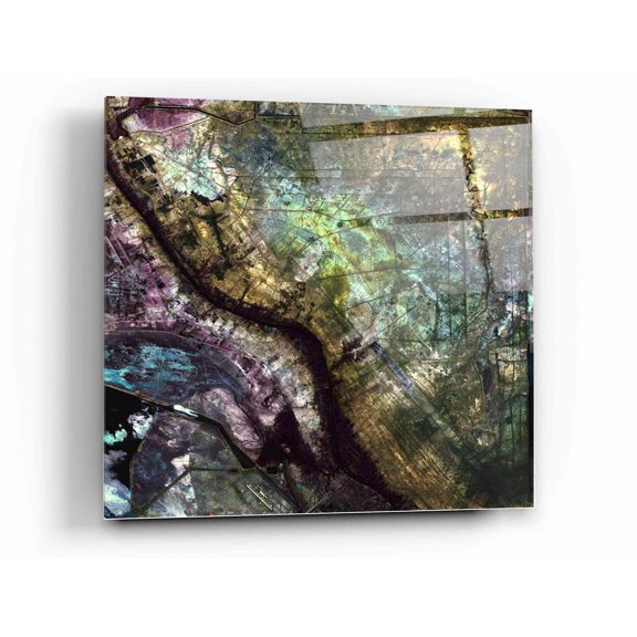 Epic Art 'Earth As Art: Iraqi Emplacement' Acrylic Glass Wall Art, 12"x12"