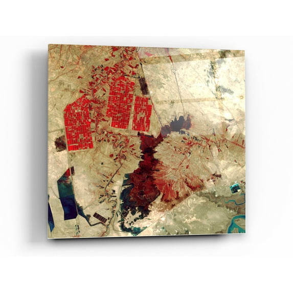 Epic Art 'Earth As Art: Sloppy Paint Job' Acrylic Glass Wall Art, 36"x36"