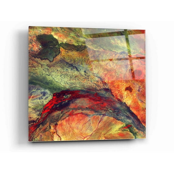 Epic Art 'Earth As Art: The Lorian Swamp' Acrylic Glass Wall Art, 12"x12"