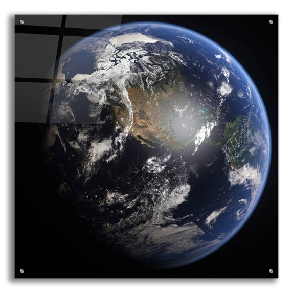 Epic Art 'Earth' by Epic Portfolio, Acrylic Glass Wall Art, 36"x36"