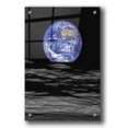thumbnail image 1 of Epic Art 'Earth from Moon,' Acrylic Glass Wall Art, 24"x36", 1 of 9