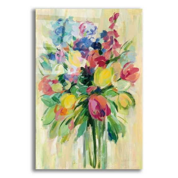 Epic Art 'Earthy Colors Bouquet II' by Silvia Vassileva, Acrylic Glass Wall Art, 12"x16"