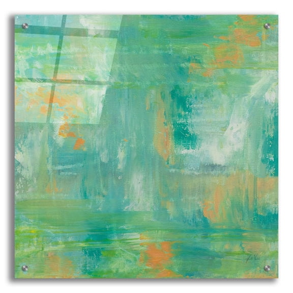 Epic Art 'Ecstasy' by Jeanette Vertentes, Acrylic Glass Wall Art, 24"x24"