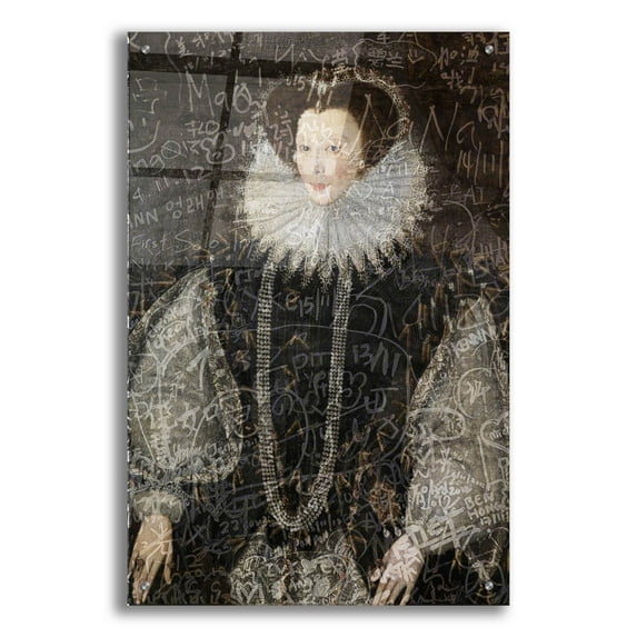 Epic Art 'Elizabeth of England 2' by Irena Orlov, Acrylic Glass Wall Art, 24"x36"