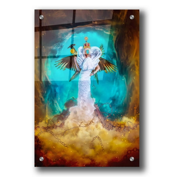 Epic Art 'Emperor of Nothing' by Mario Sanchez Nevado, Acrylic Glass Wall Art, 24"x36"