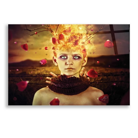 Epic Art 'Enjoy The Silence' by Mario Sanchez Nevado, Acrylic Glass Wall Art, 16"x24"